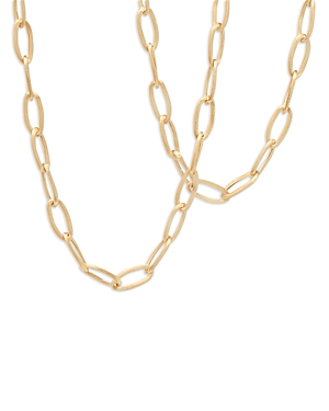 Marco Bicego Jaipur Link 18K Yellow Gold Oval Link Long Convertible Necklace, 36