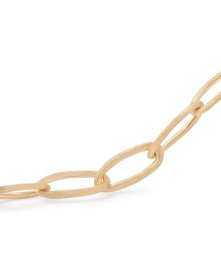 18K Yellow Gold Jaipur Link Polished Oval Link Bracelet