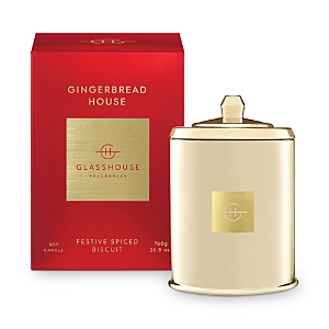 Glasshouse Fragrances Gingerbread House Candle, 26.8 Oz.