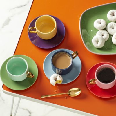 Make It Pop 8-Piece Cup & Saucer Set