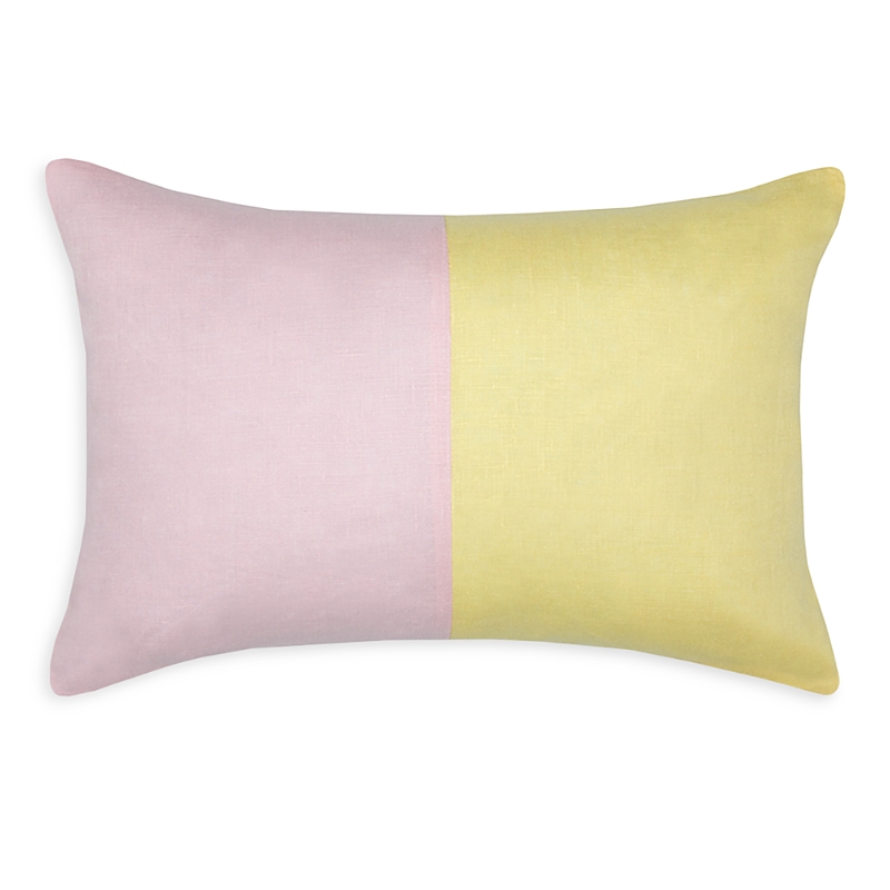 Sferra Festa Linen Decorative Pillow In Carnation