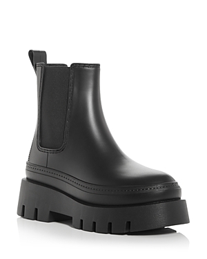Shop Jeffrey Campbell Women's Rain-storm Platform Chelsea Boots In Black Matte