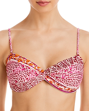 Agua Bendita Stacy Embellished Bandeau Bikini Top - 150th Anniversary Exclusive In Multi