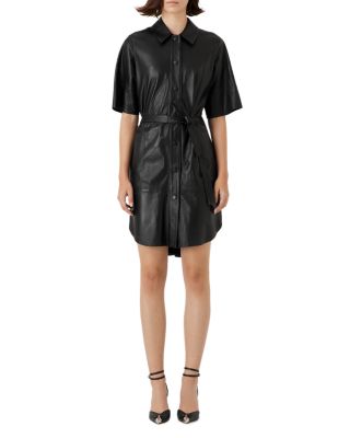 knee length dresses for ladies Armani Exchange Dress With Appliqués – FashOnFire main image 0