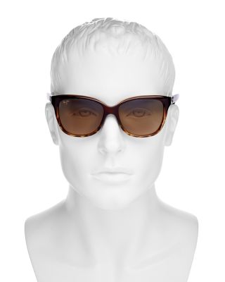 Starfish Polarized Cat Eye Sunglasses, 56mm