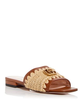 Gucci - Women's Double G Slide Sandals