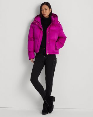 pink puffa coats