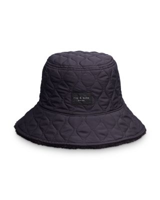 rag & bone - Addison Reversible Quilted Teddy Bucket Hat