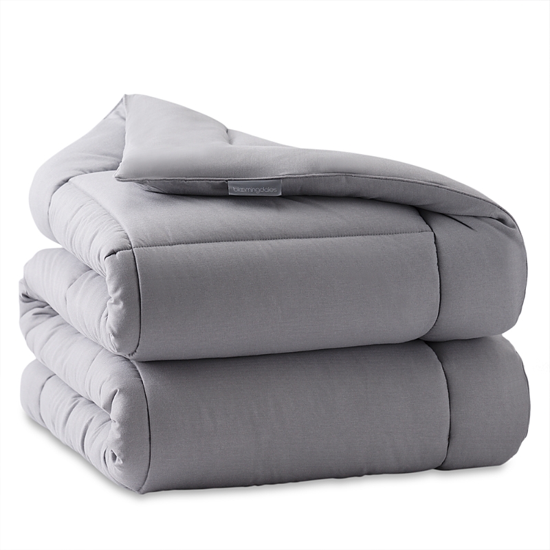 Bloomingdale's My Colored Comforter & Sham Set, King In Gray