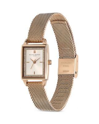 Rectangle Bracelet Watch, 20.5mm