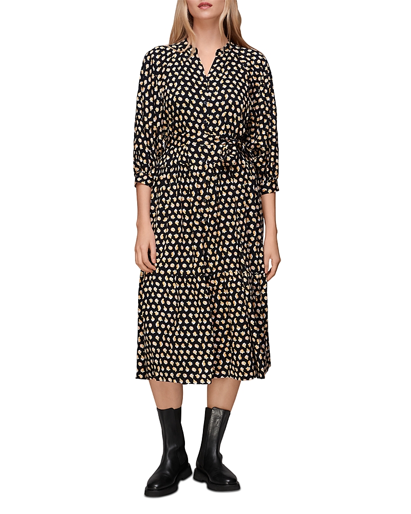 Whistles Twisting Tulips Trapeze Dress