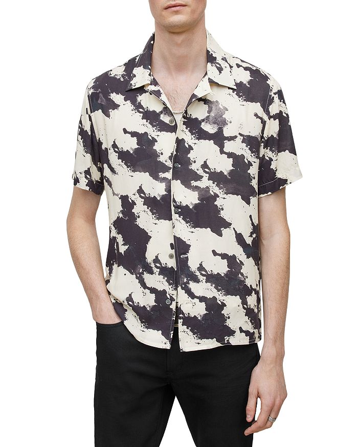 John Varvatos Danny Printed Camp Shirt Bloomingdale's