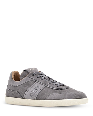 Tod's Men's Multi Cassetta Lace Up Trainers In Grey