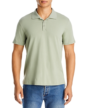 Shop Atm Anthony Thomas Melillo Classic Fit Polo Shirt In Rosemary
