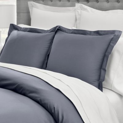 Signature Organic Cotton Hemmed Duvet Set, King/California King