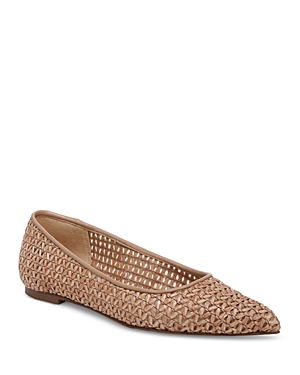 Sam Edelman Wanda Pointed Toe Flat In Warm Tan