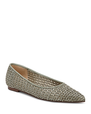 Sam Edelman Wanda Pointed Toe Flat In Dusty Sage