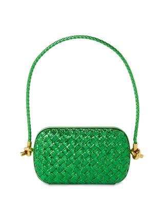 Bottega Veneta - Knot Intreccio Leather Shoulder Bag