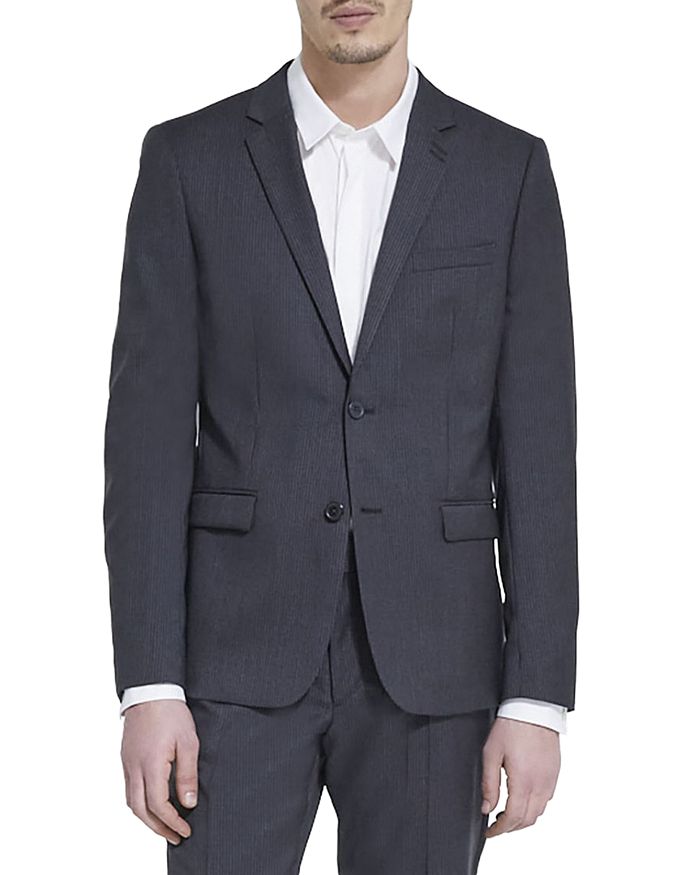 The Kooples Tailored Fit Micro Stripe Wool Suit Jacket | Bloomingdale's