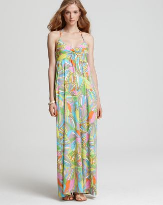 Trina Turk Swimwear Deco Palms Long Maxi Dress | Bloomingdale's