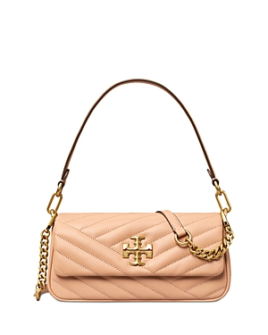 Tory Burch Kira Small Chevron Shoulder Bag In Devon Sand