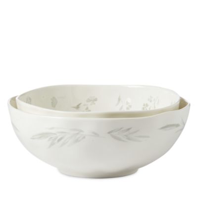 Oyster Bay Nesting Serving Bowls, 2-Piece Set