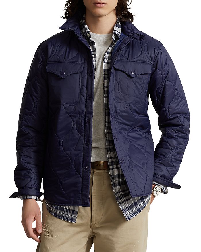 Polo Ralph Lauren Quilted Shirt Jacket | Bloomingdale's