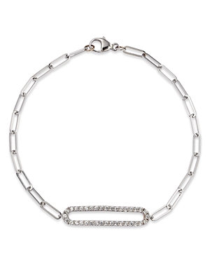 Bloomingdale's Diamond Paperclip Bracelet in 14K White Gold, 0.30 ct. t.w. - 100% Exclusive