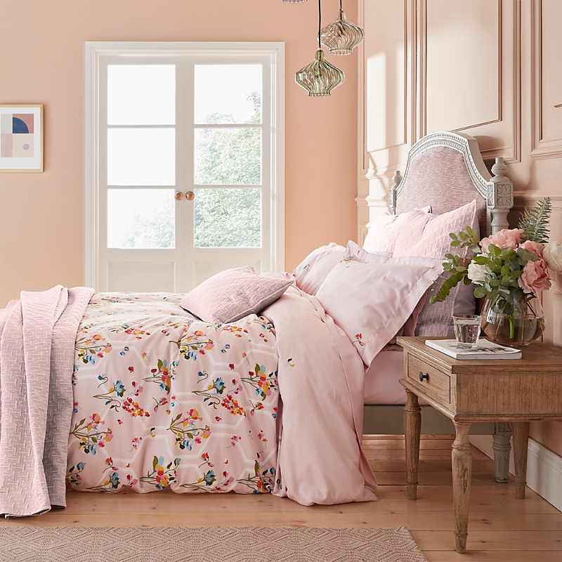 Ted Baker Peppermint Comforter Set, Twin In Pink