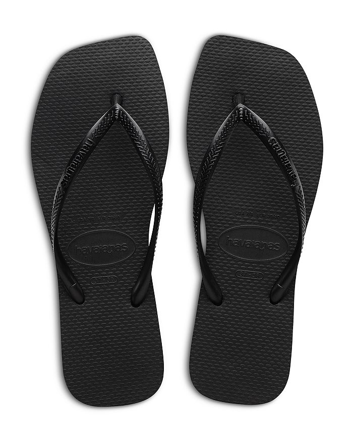 havaianas Women's Slim Square Toe Slip On Flip Flop Sandals ...
