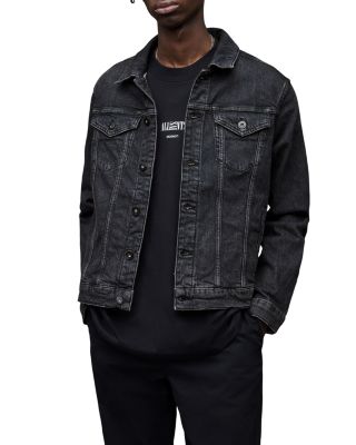 ALLSAINTS Sheba Relaxed Fit Button Front Denim Jacket | Bloomingdale