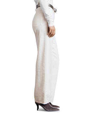 Logan Featherweight Mid Rise Wide Leg Jeans