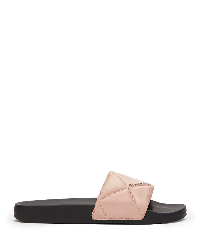 ALLSAINTS Women's Bell Quilted Slide Sandals Bloomingdale's