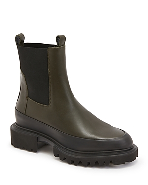 Allsaints Harlee Chelsea Boot In Khaki Green