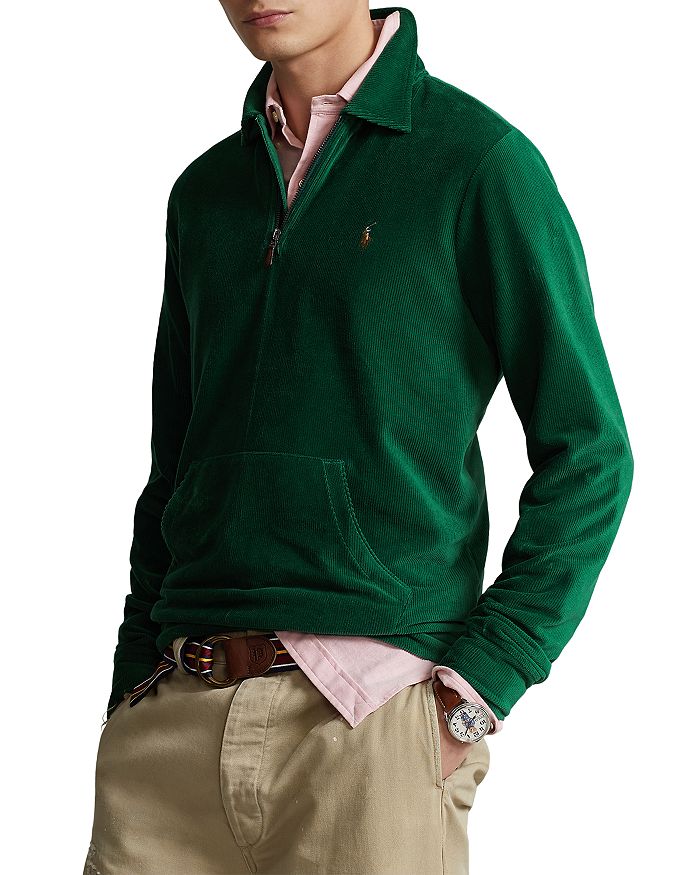 Polo Ralph Lauren Knit Corduroy Quarter Zip Pullover | Bloomingdale's