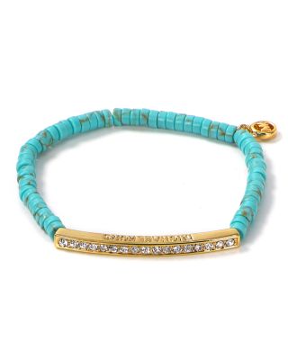Michael Kors Bead Pave Bar Turquoise Bracelet Bloomingdale s