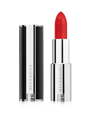 Shop Givenchy Le Rouge Interdit Intense Silk Lipstick In N306 (carmin Escarpin)
