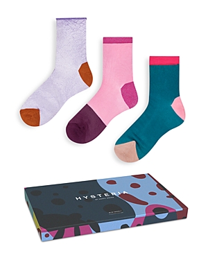 Happy Socks Margret Socks Gift Box, Set Of 3 In Brt Cmb