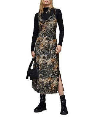 long sleeve pink dress midi Pink Open Back Midi Dress with Long Sleeve L / Black