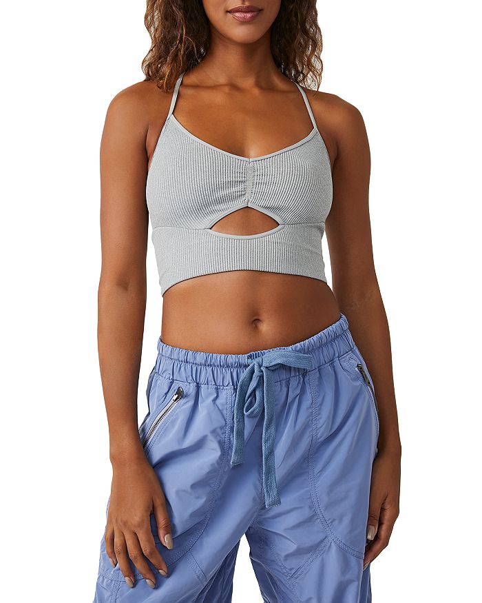 Free People Free People Free Throw Strappy Back Cutout Crop Top