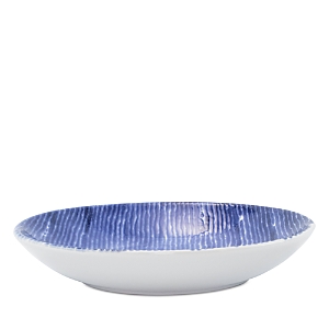 Shop Vietri Santorini Stripe Pasta Bowl In Blue