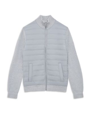 Trainer Mixed Media Zip Jacket