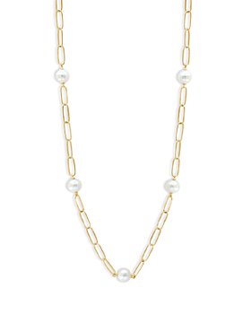 Bloomingdale's - 14K Yellow Gold & Cultured Freshwater Pearl Necklace, 16" - 100% Exclusive