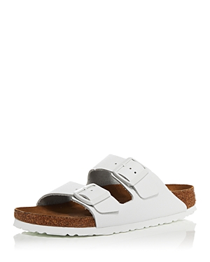 Birkenstock Women's Arizona Soft Footbed Slide Sandals In White