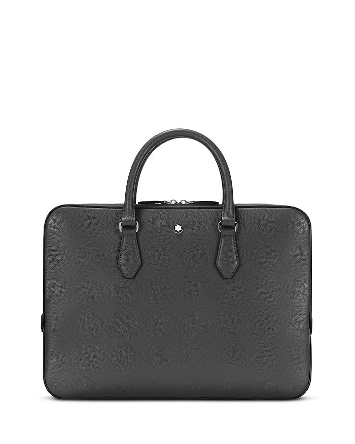 Costantino - Leather document case with handle | TL142545