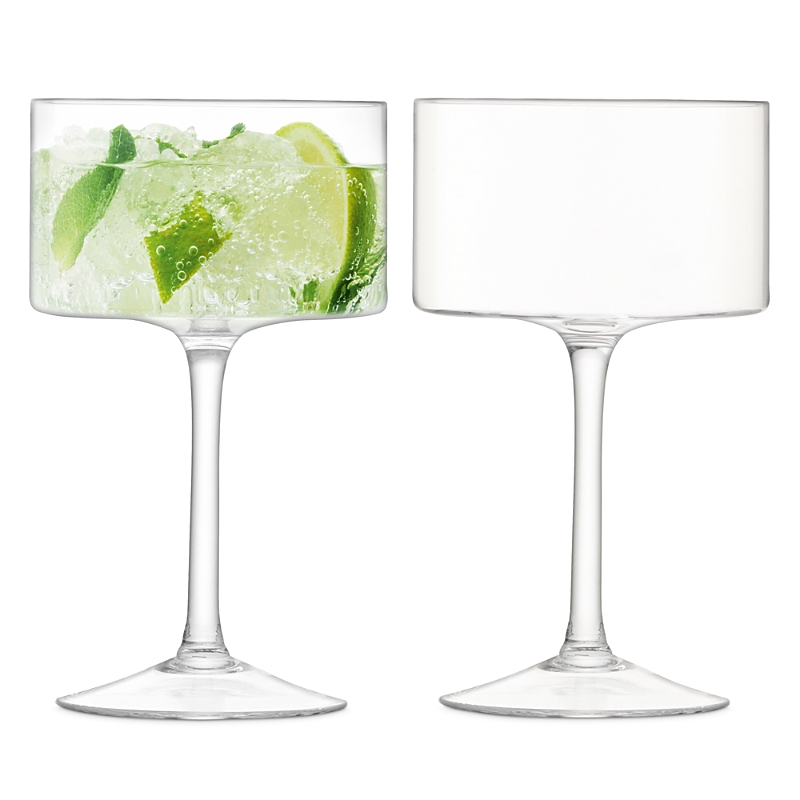 Lsa Otis Champagne/cocktail Glass, Set Of 2 In Clear