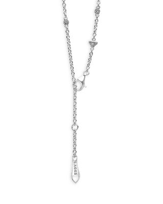 18K Yellow Gold & Sterling Silver Caviar Lux Diamond Heart Pendant Necklace, 16"