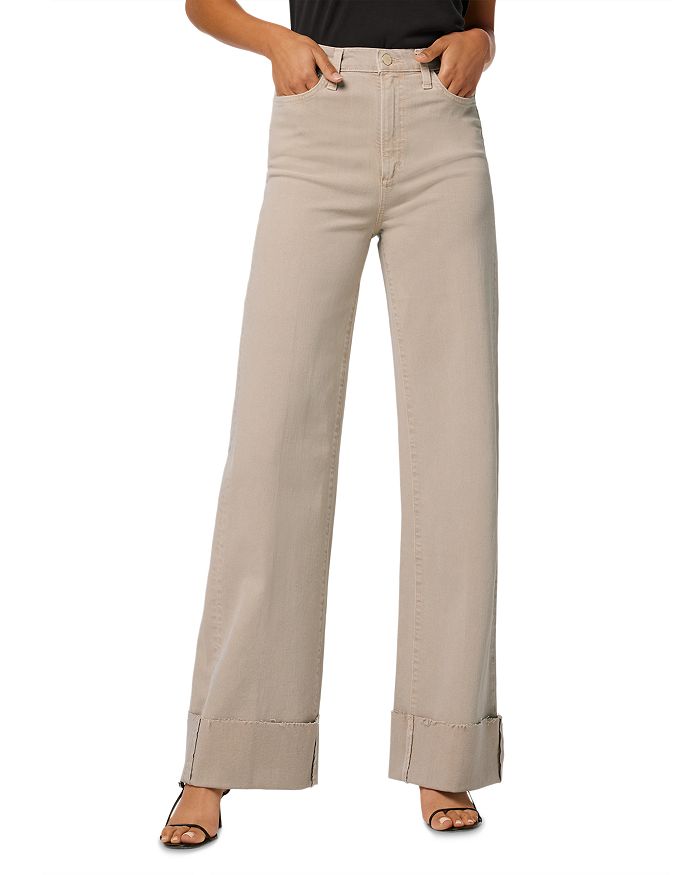 Joe's Jeans The Mia High Rise Wide Cuff Jeans in Pine Nut | Bloomingdale's