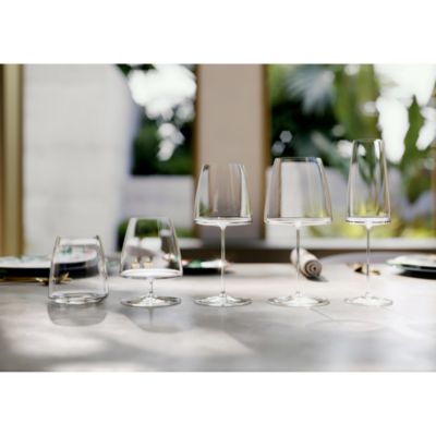 Metro Chic White Wine Glasses, Set of 2