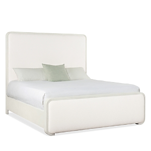 Hooker Furniture Serenity Ashore Queen Upholstered Panel Bed In Beige